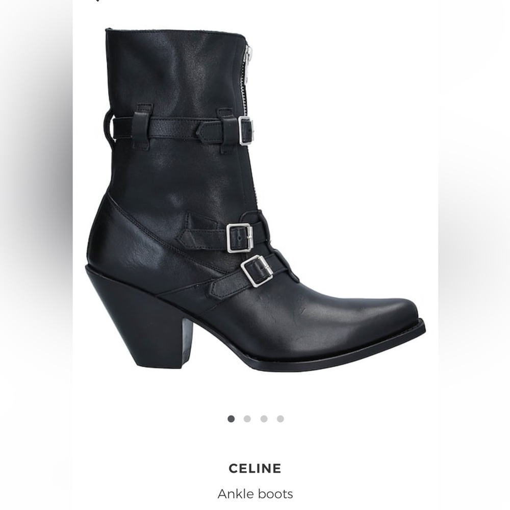 Celine Runway Boots Western New Condition